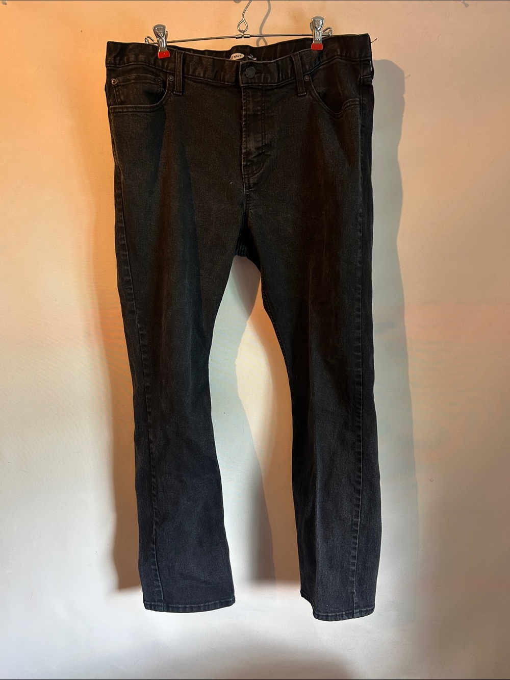 Men's Old Navy Black Jeans - Classic Straight Fit 40 by 32